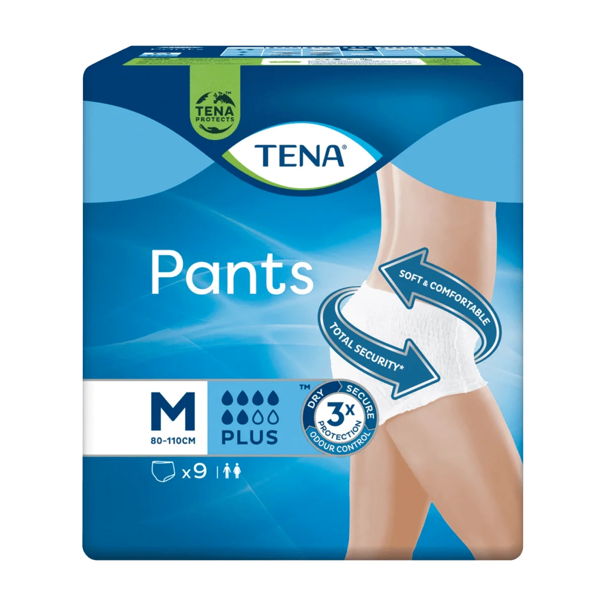 TENA Pants Plus Inkontinenz Gr. M Plus, 9 Stk