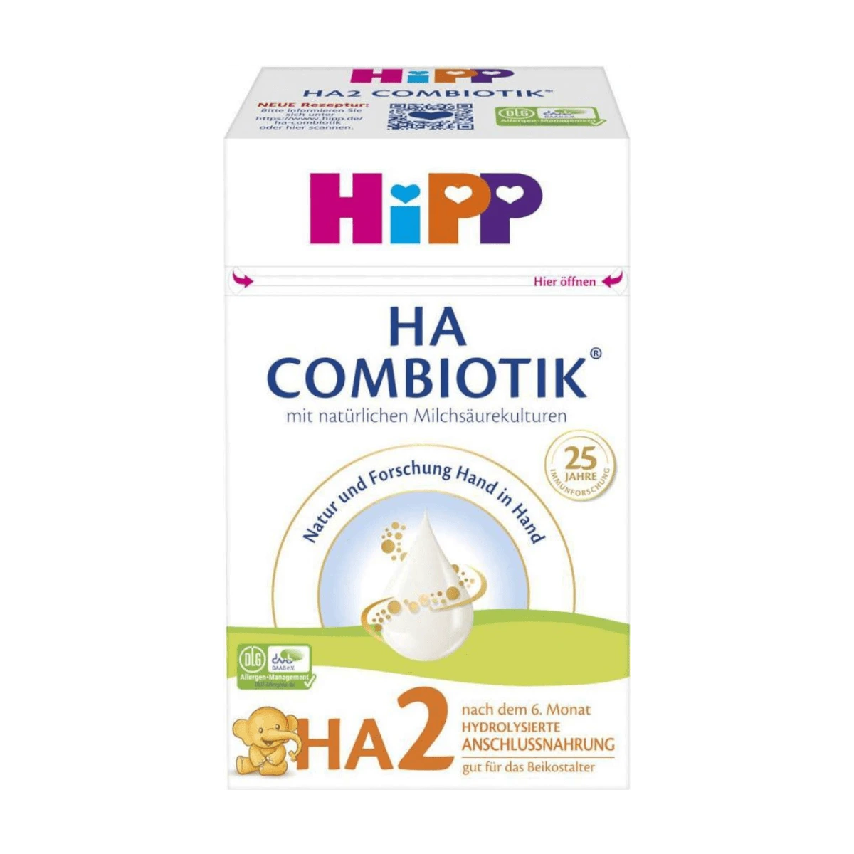 HiPP Folgemilch HA2 Combiotik nach dem 6 Monat, 600 g