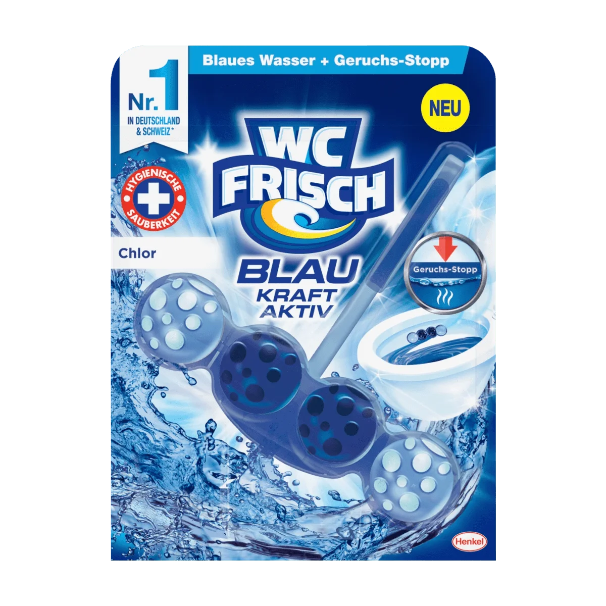 WC Frisch WC Reiniger Kraft-Aktiv Duftspüler Lemon