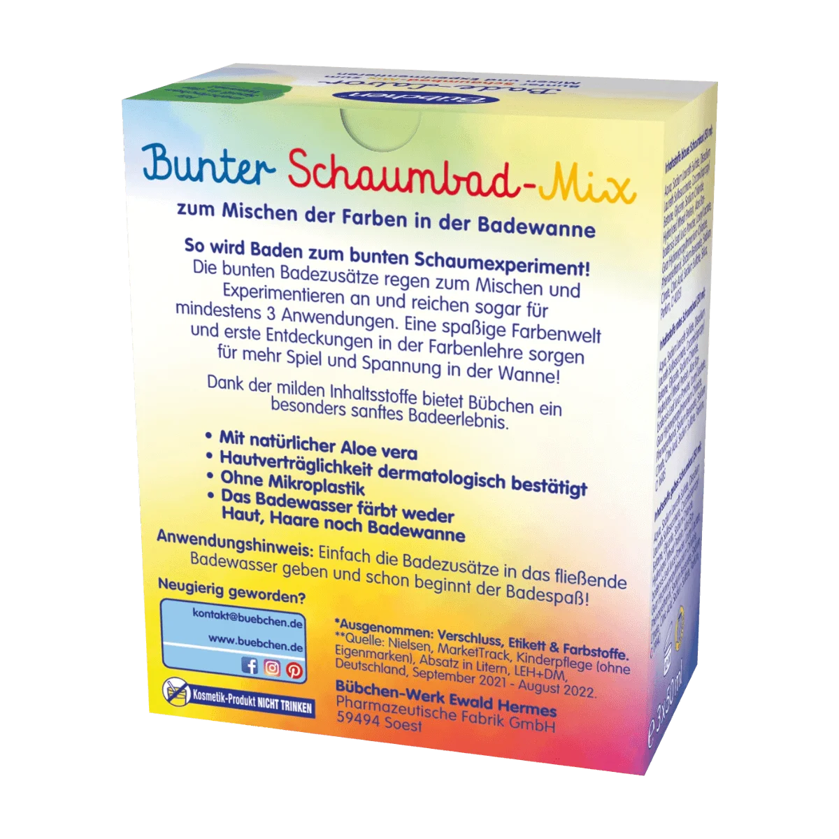 Bübchen Badezusatz Bade-Labor Schaumbad-Mix, 150 ml