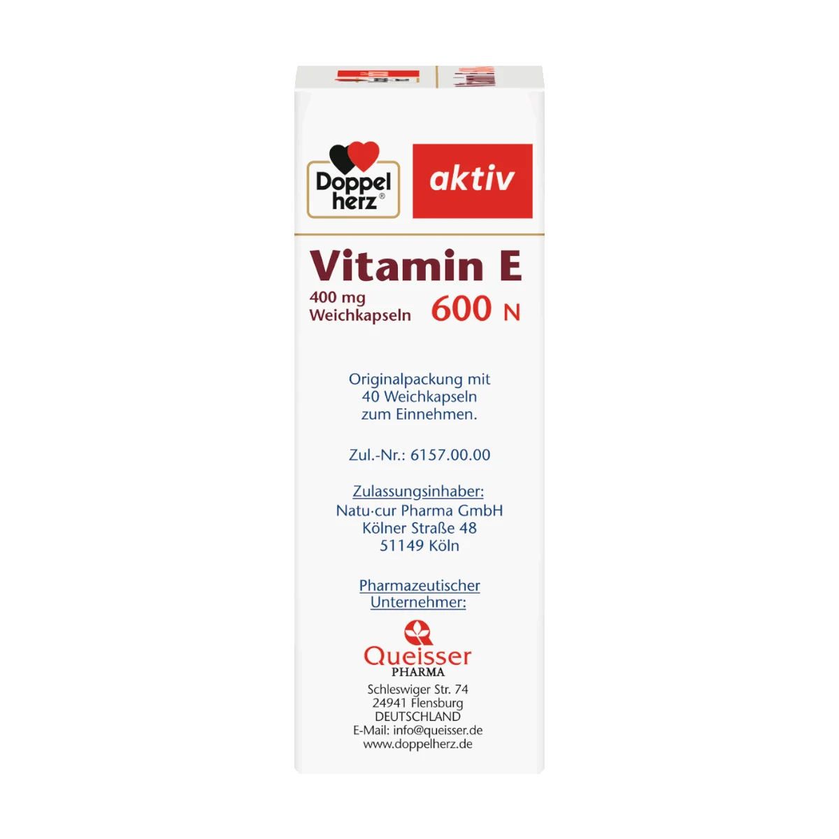 Doppelherz Vitamin E 600 N, 40 Kps