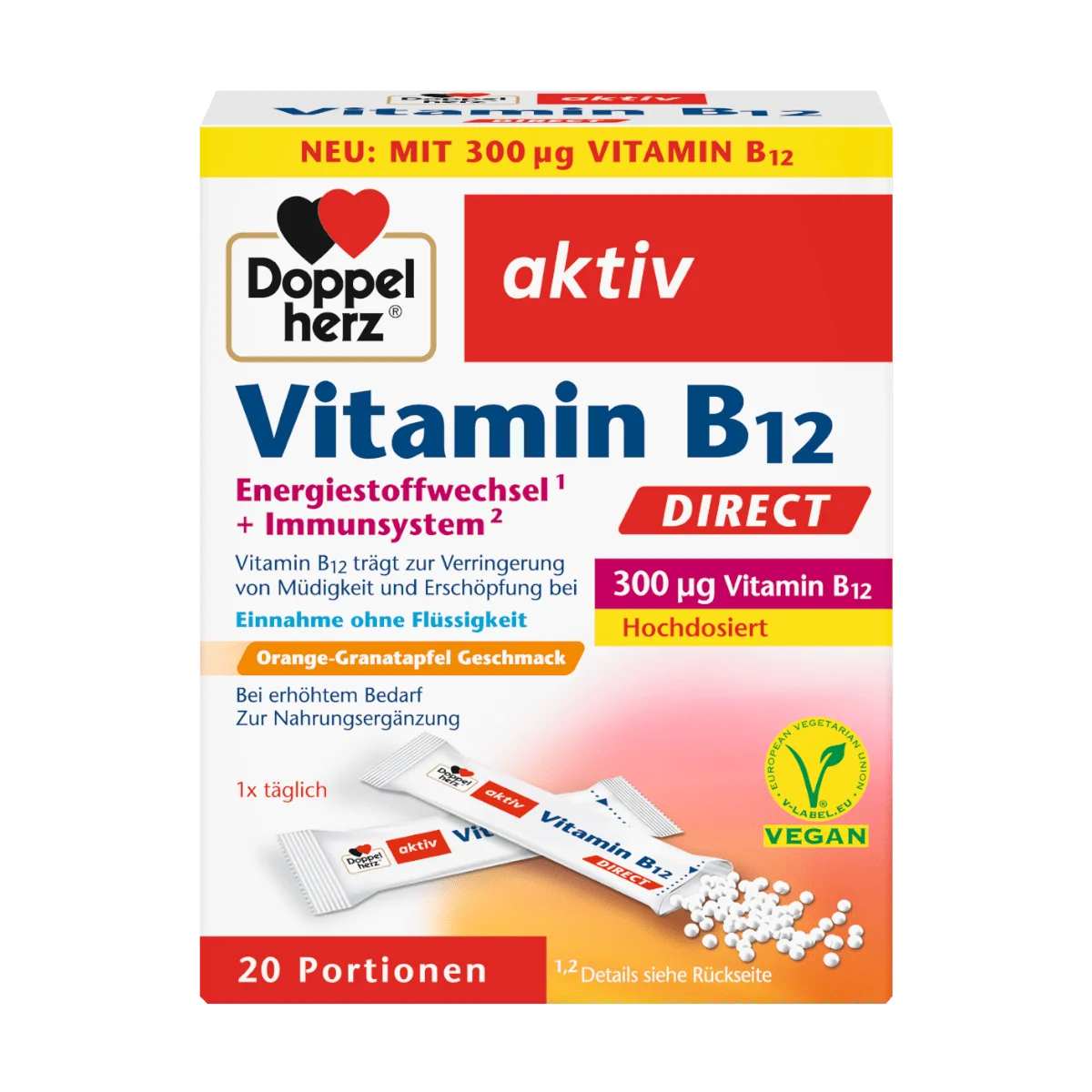 Doppelherz Vitamin B12 direct, 20 Port