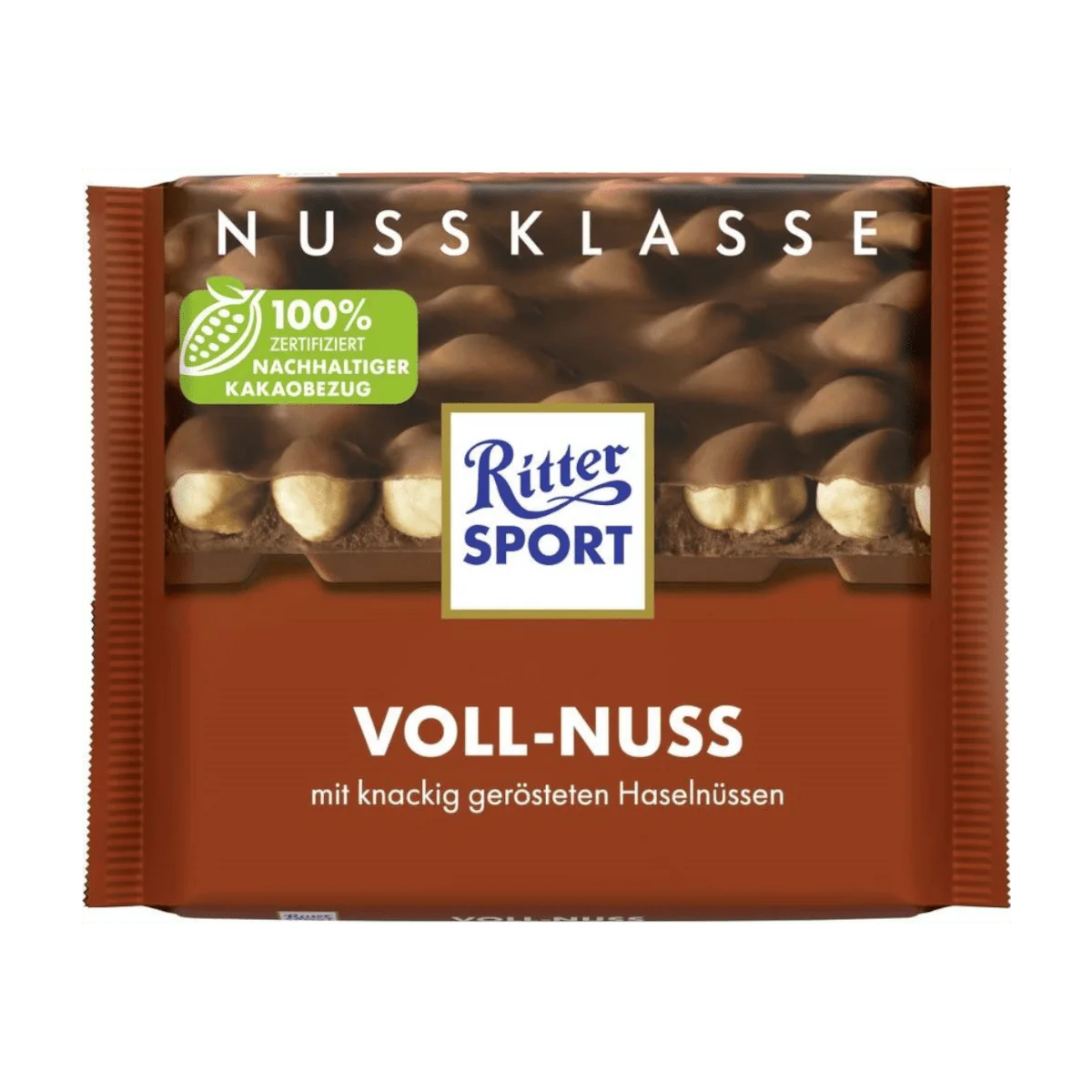 Ritter Sport Nuss-Klasse Voll-Nuss, 100 g