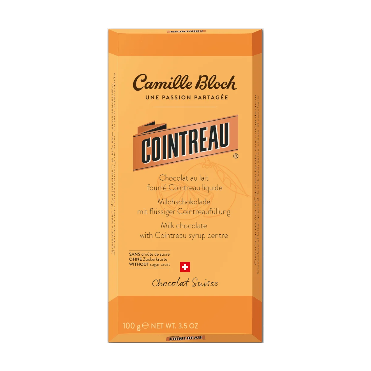 Camille Bloch Cointreau Lait Schweizer Premium Schokolade, 100 g