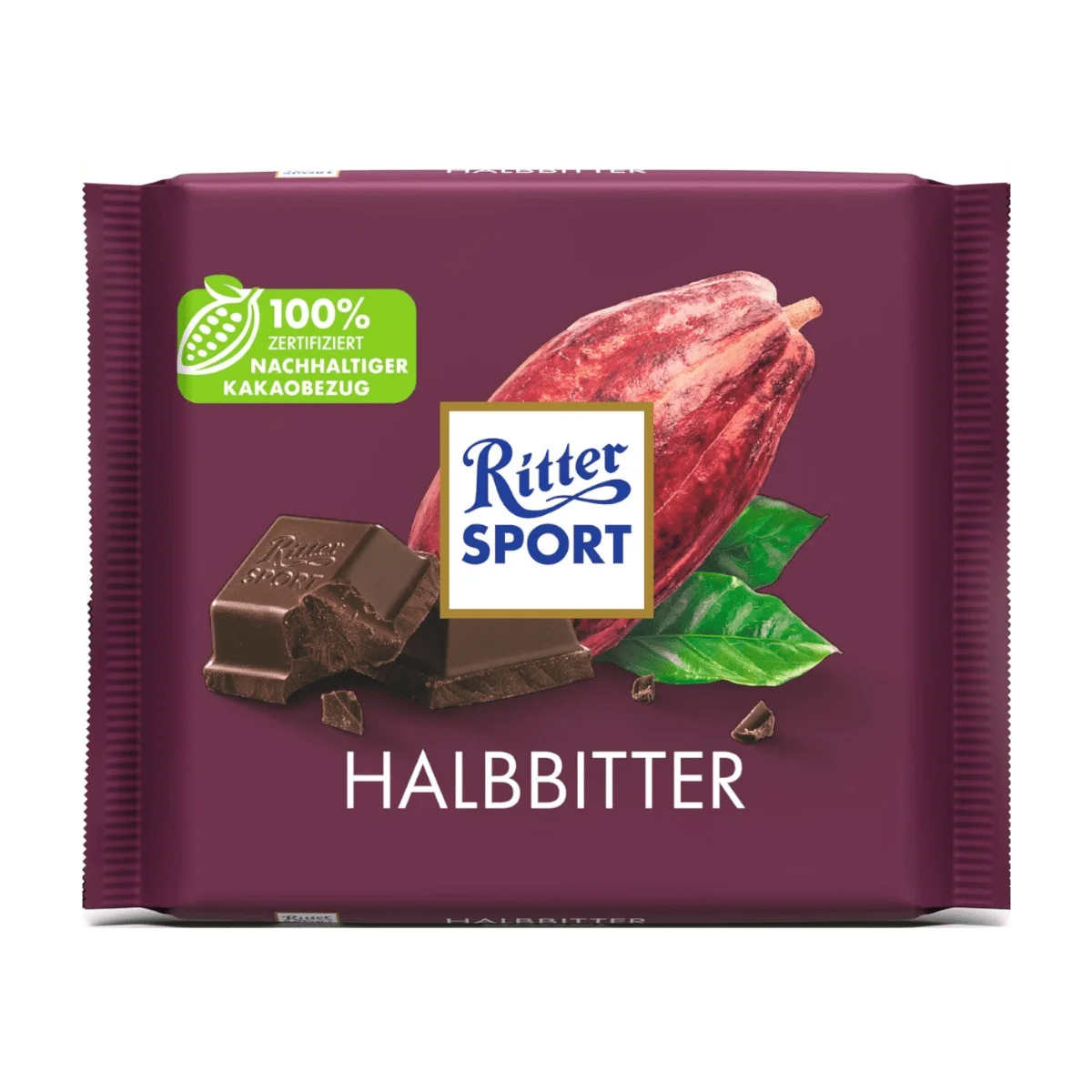 Ritter Sport Halbbitter, 100 g