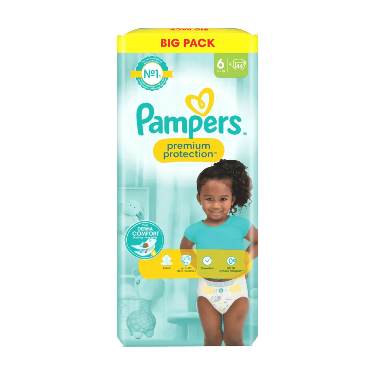 Pampers - Pampers Couches Premium Protection, taille 6 Extra Large