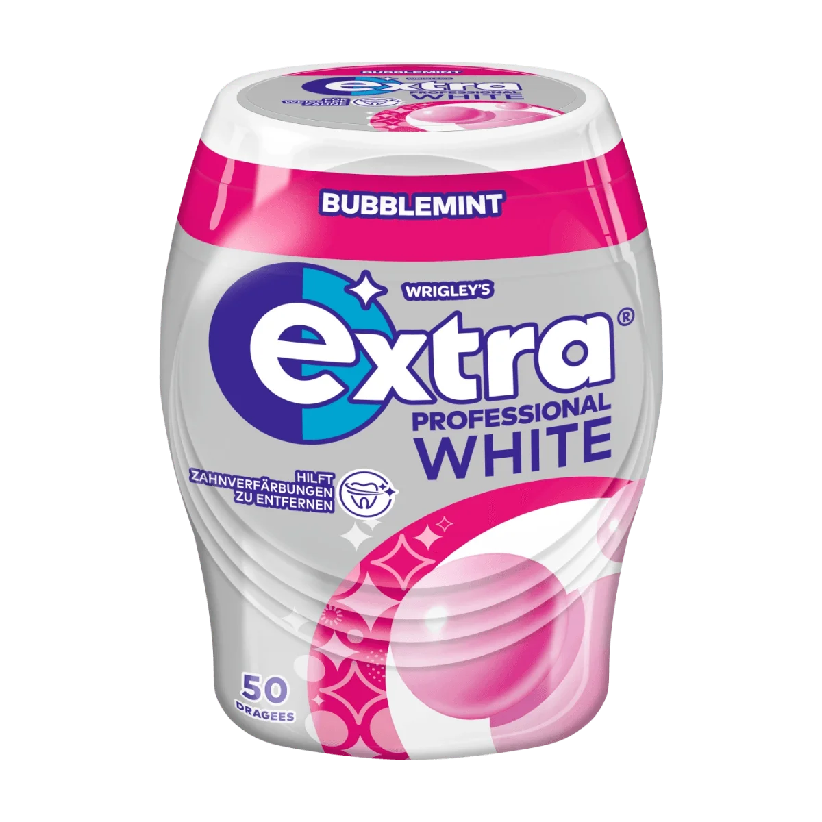 Wrigley's Kaugummi, EXTRA Professional White Bubblemint, 50 Stk