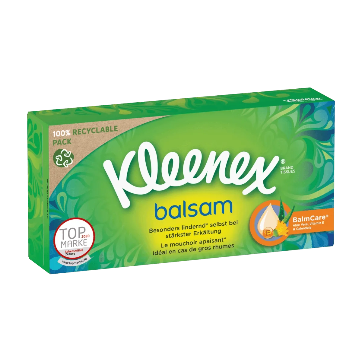 Kleenex Taschentücher Box Balsam, 56 Stk