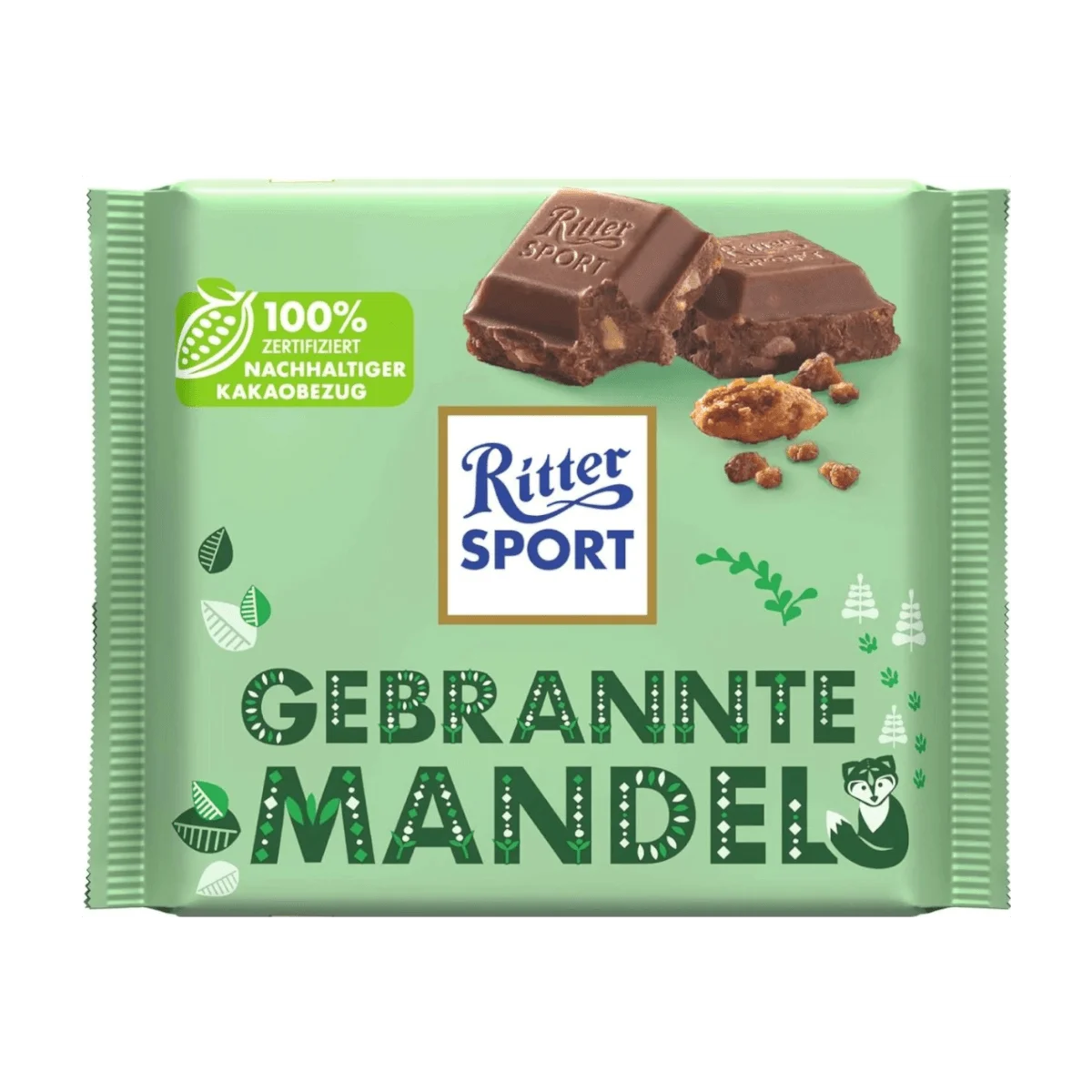 Ritter Sport Gebrannte Mandel, 100 g