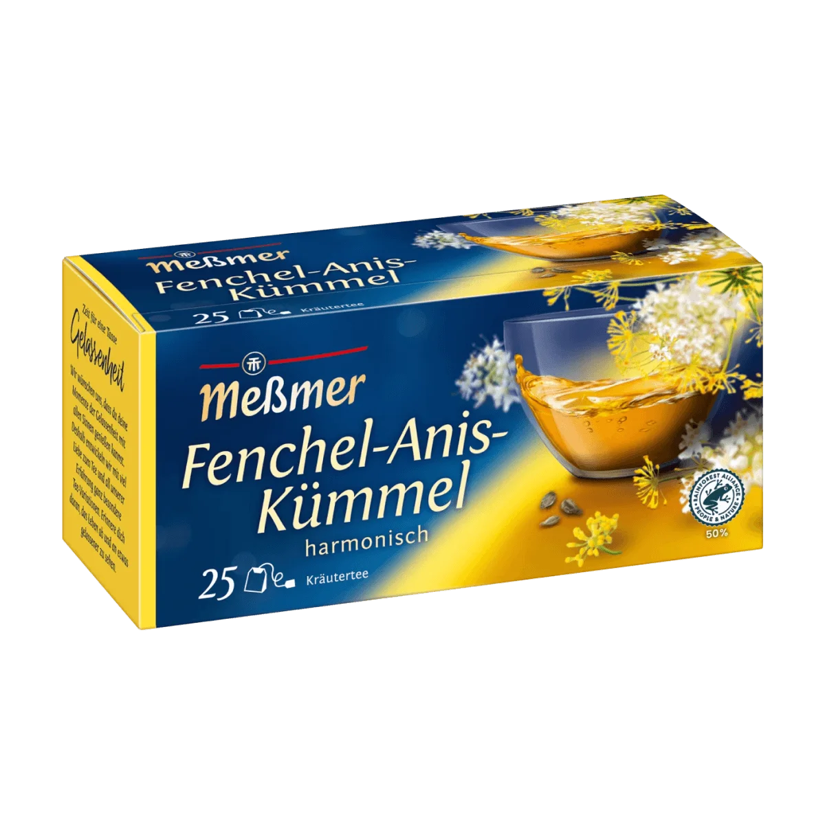 Meßmer Kräutertee Fenchel, Anis, Kümmel (25 Beutel), 50 g
