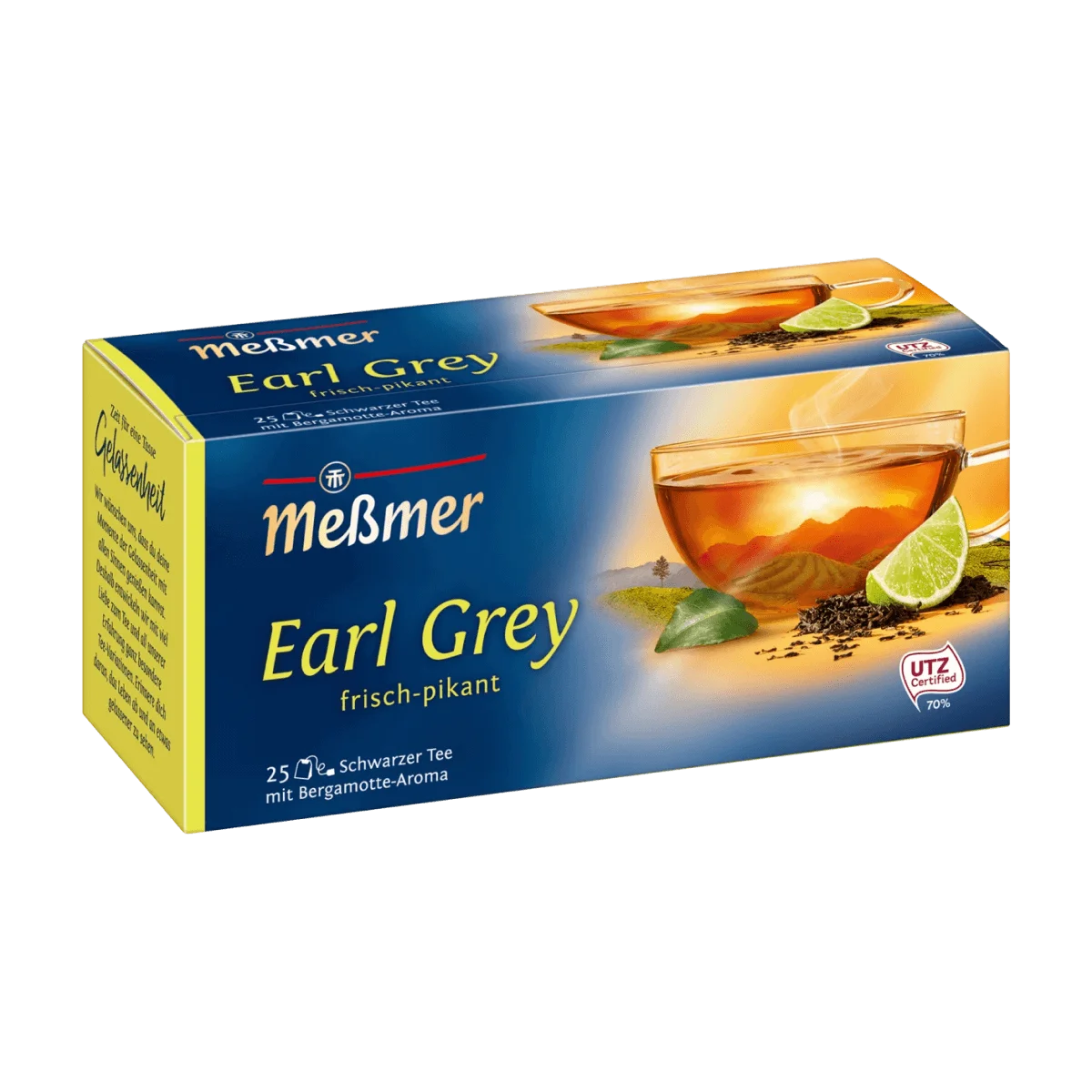 Meßmer Schwarzer Tee Earl Grey (25 Beutel), 43.75 g