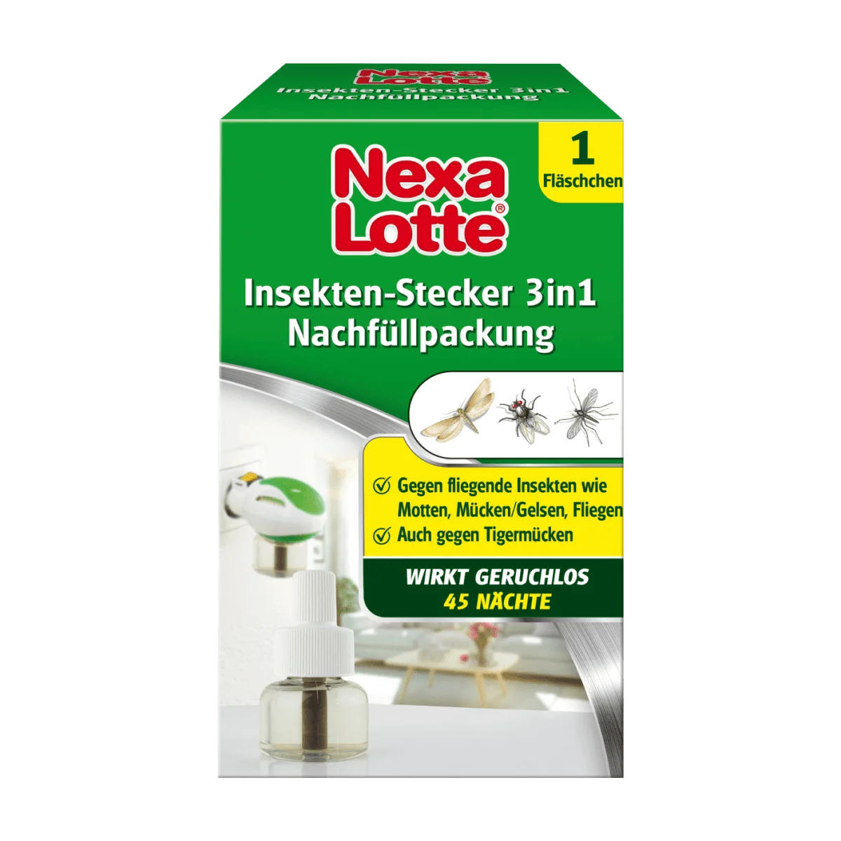 Nexa Lotte Insektenstecker 3in1 Nachfüllpack, 35 ml