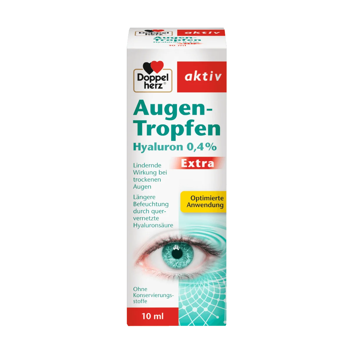 Doppelherz Augen-Tropfen Hyaluron 0,4%, 10 ml