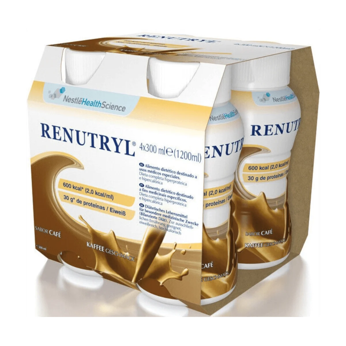 Nestlé Renutryl Kaffee, 4x300 ml