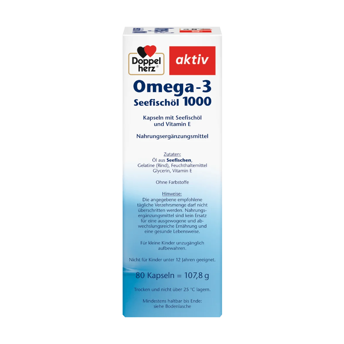 Doppelherz Omega-3 Seefischöl 1000 Kapseln, 80 Stk