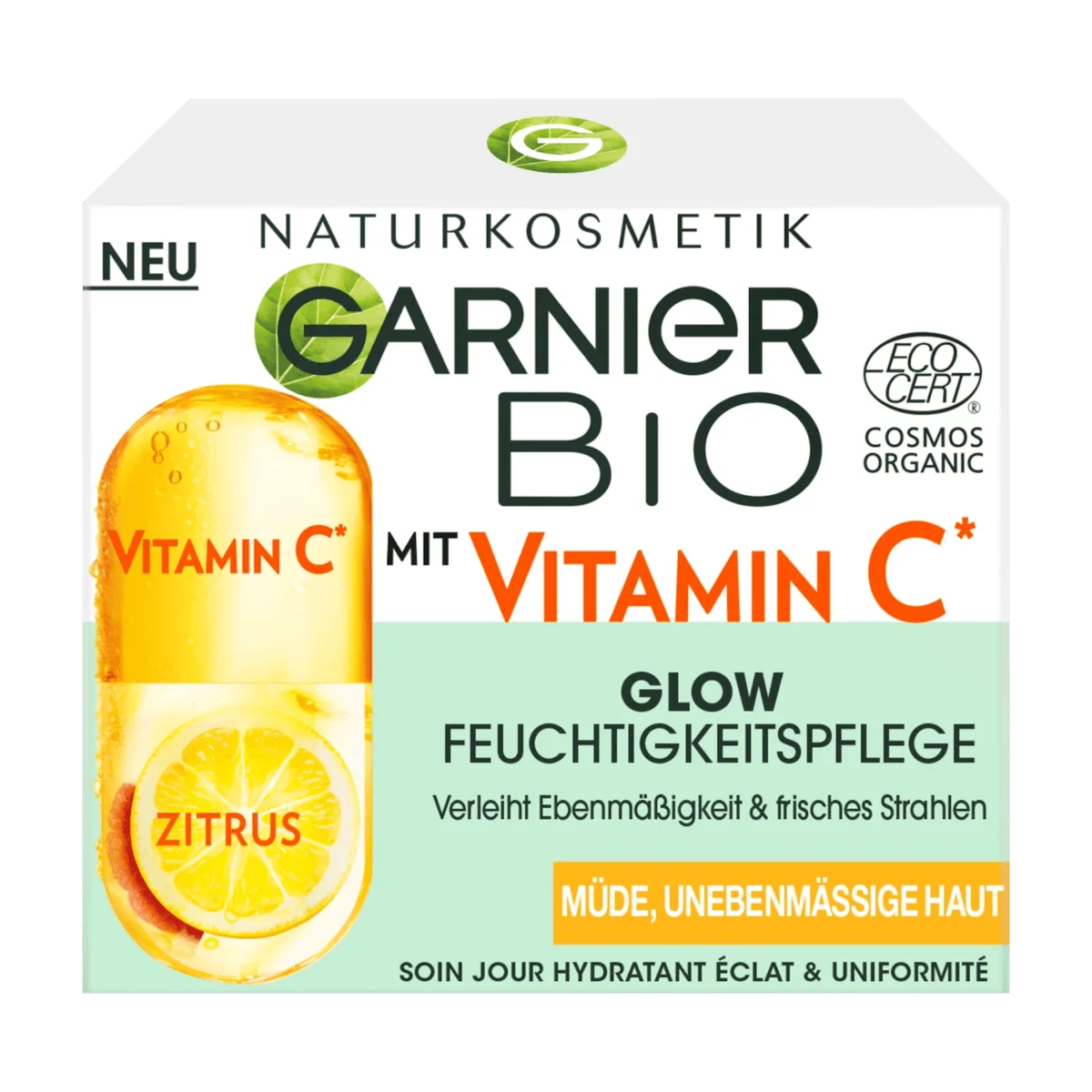 Garnier Skin Active Tagescreme Vitamin C Glow, 50 ml