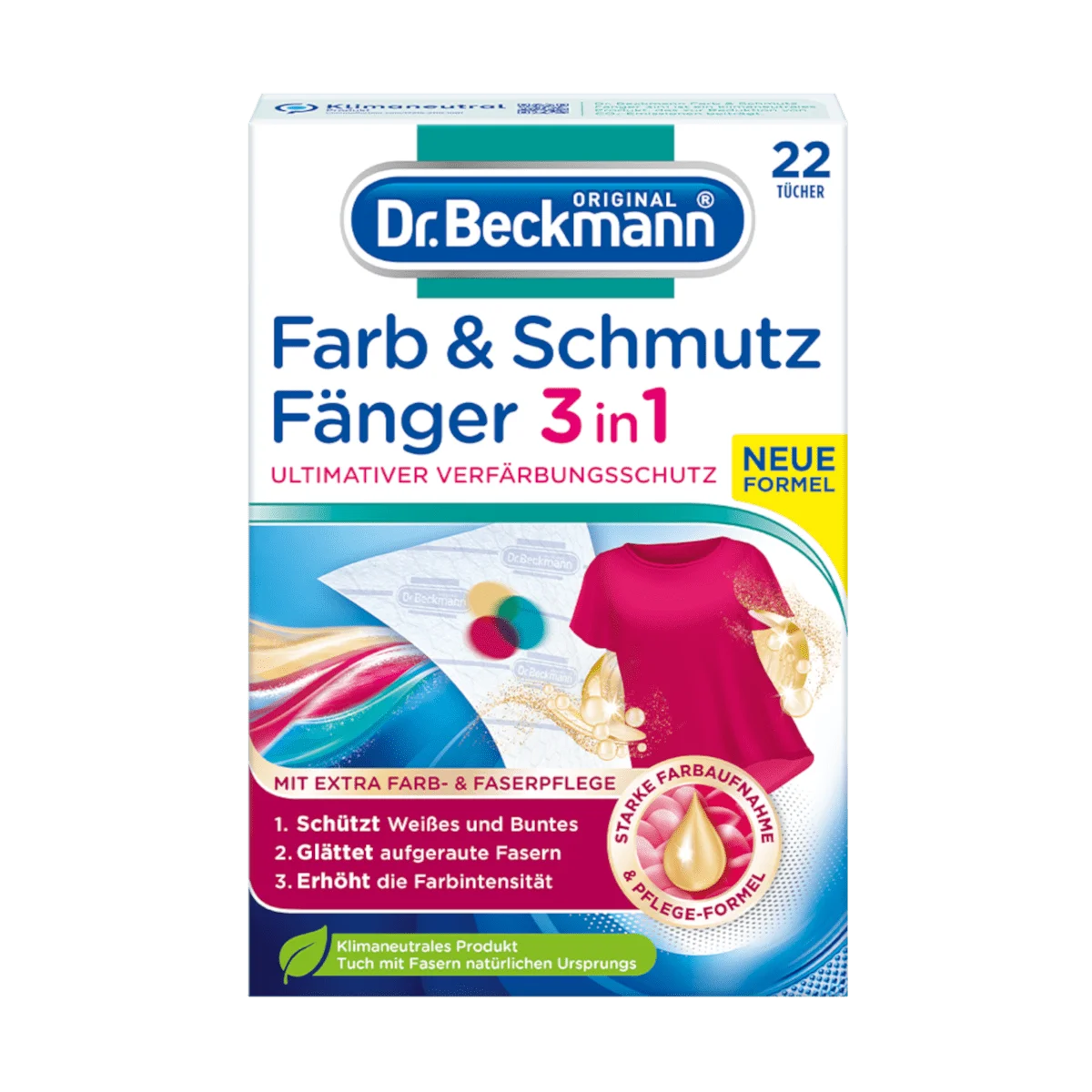 Dr. Beckmann Farb & Schmutz Fänger Wäschetücher, 22 Stk